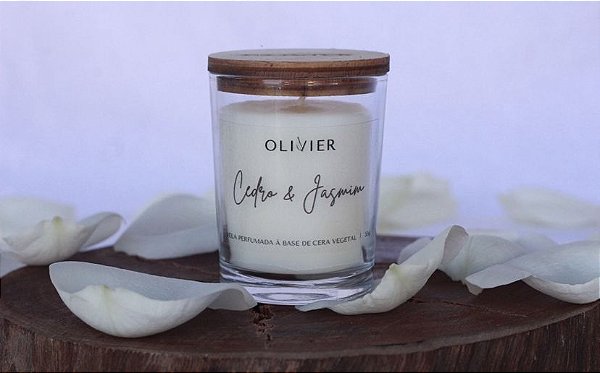 Vela Perfumada Cedro & Jasmim 55g