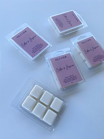 Wax Melts Pastilhas Perfumadas de Cera Vegetal Cedro & Jasmim 55g