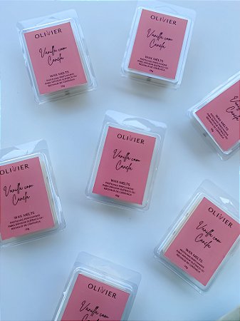 Wax Melts Pastilhas Perfumadas de Cera Vegetal Vanilla com Canela 55g