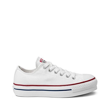 all star converse plataforma branco