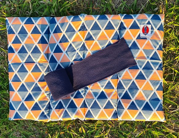 Panos de liga - Estampado geométrico coral