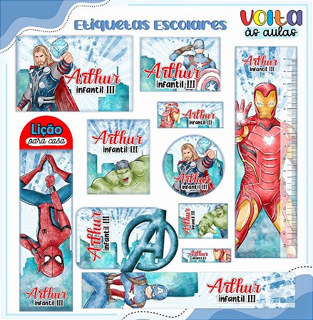 Kit Etiquetas escolares