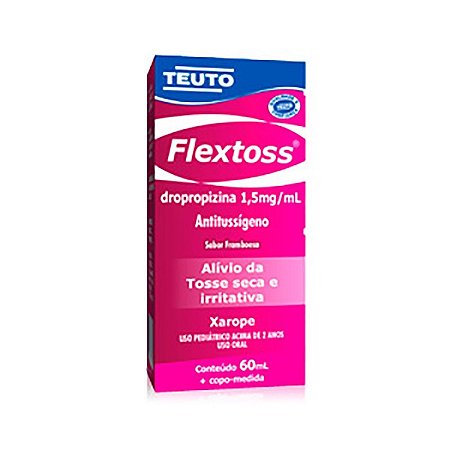 Flextoss 1,5mg/mL Xarope Pediátrico 60ml | Drogaria Flextoss 1,5mg/mL Xarope Pediátrico 60ml | Drogaria