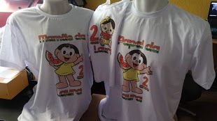 Kit Camisetas Personalizadas para aniversários e eventos