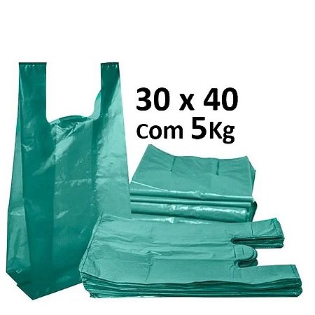 SACOLA (Mega Forte) 30x40 Multicor com 5KG