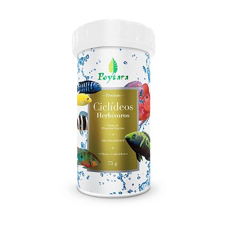 Poytara Ciclídeos Herbívoros 75g