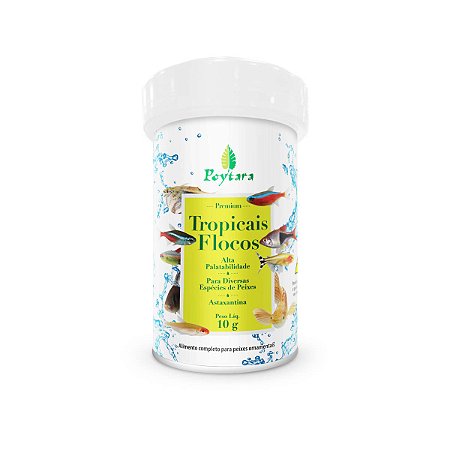 Poytara Tropicais Flocos 10g
