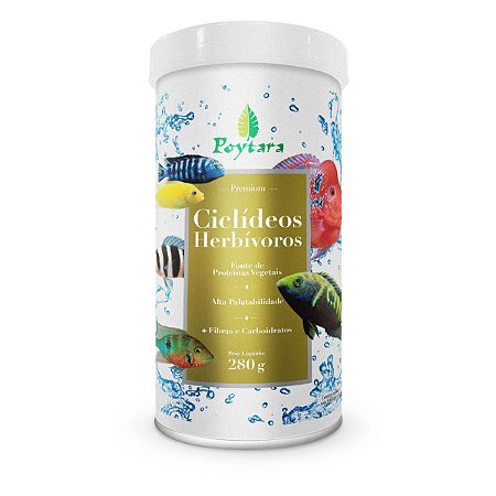 Poytara Ciclídeos Herbívoros 280g