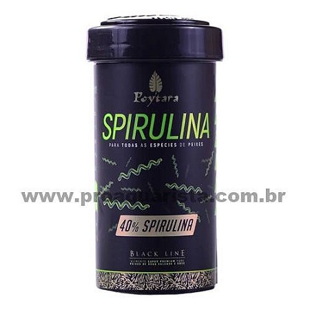 Poytara Black Line Spirulina 40% 120g (Grãos M)