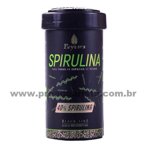 Poytara Black Line Spirulina 40% 45g (Grãos M)
