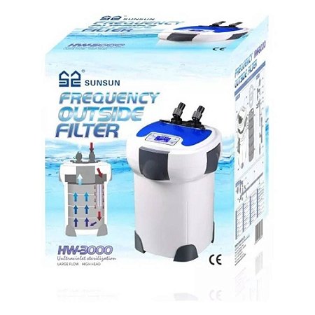 SunSun Filtro Canister com UV HW-3000 3.000L/H 110V