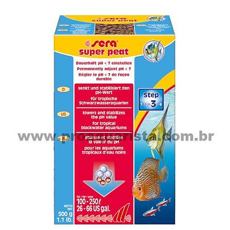 Sera Super Peat 500g ( Turfa Para Aquários )