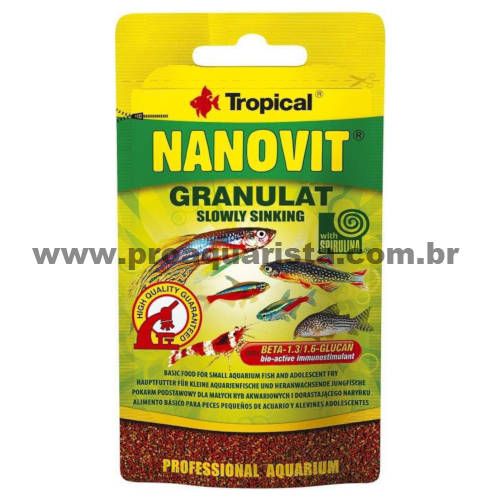 Tropical Nanovit Granulat 10g (sachê)