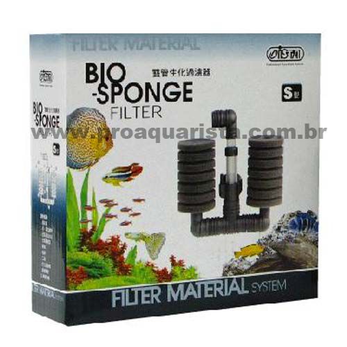 Ista Bio-Sponge Filter Duplo c/ ventosa (I-142 / pequeno)