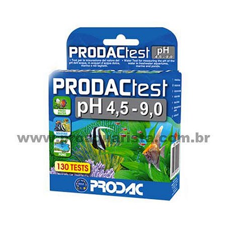 Prodac Test pH Água Doce e Marinho