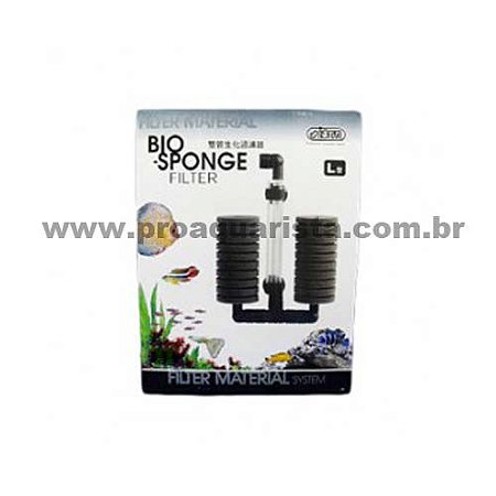 Ista Bio-Sponge Filter Duplo c/ ventosa (I-144 / grande)