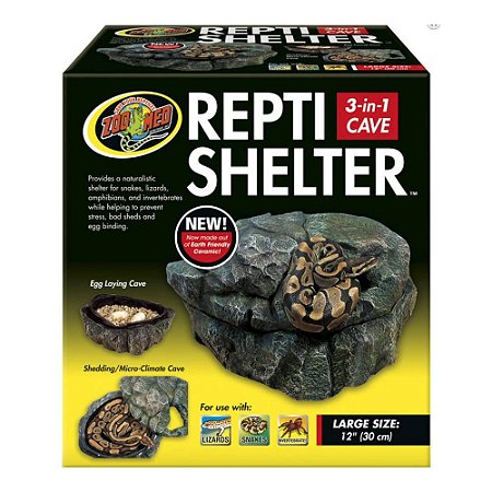 Zoomed Repti Shelter Cave 3 em 1 (Grande RC-32)