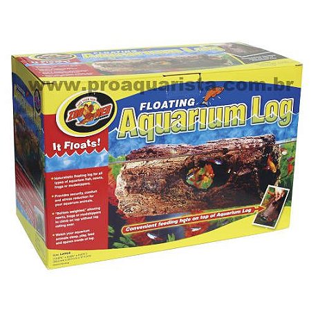 Zoomed Floating Aquarium Log (Grande FA-30)