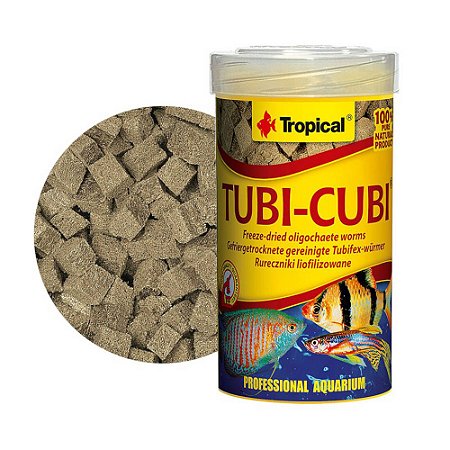 Tropical Tubi Cubi 10g ( Tubifex Liofilizados )