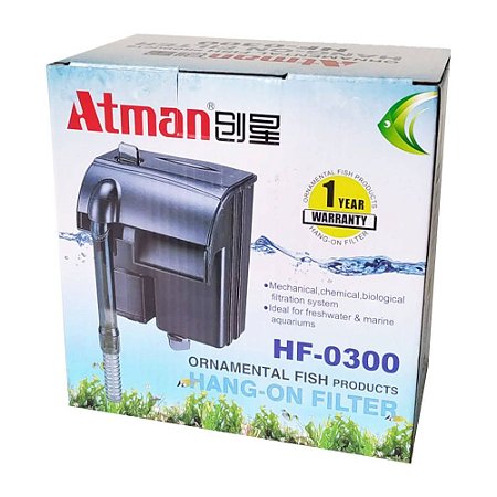 Atman Hang-On Filter HF-300 300L/H 110V