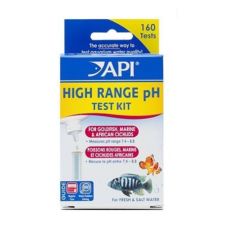 API High Range pH Test Kit (Teste de pH 7,4 a 8,8)