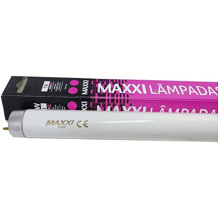 Maxxi Lâmpada Luz do Dia Rosa T8 18W 60cm