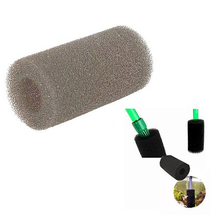 WFish Esponja pré-filtro 7x2,8 cm para aquários com camarões