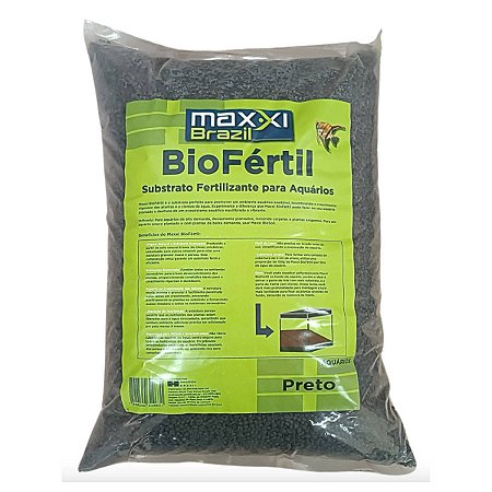Maxxi BioFértil Substrato p/ Aquários Plantados 4kg (Preto)