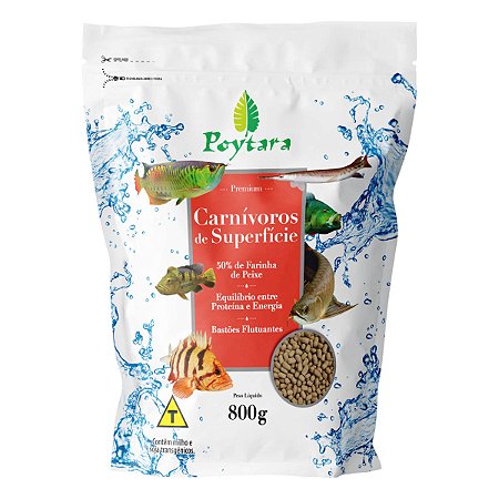 Poytara Carnívoros de Superfície 800g
