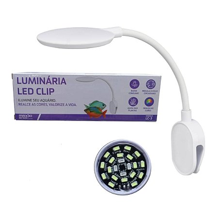 Maxxi Luminária LED Clip LC-3 3W 110V (branca)