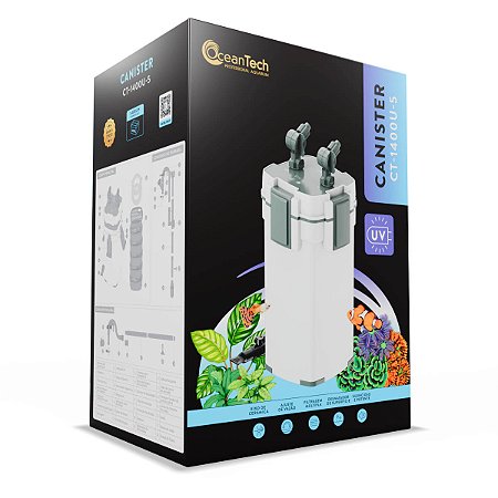 Ocean Tech Canister com UV CT 1400U-5 1.400L/H 110V