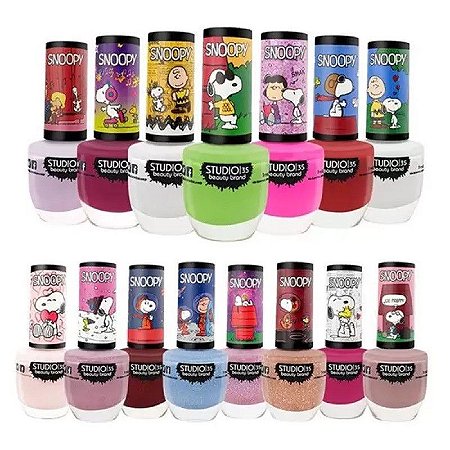 Esmalte coleção Snoopy Studio 35 diversas cores