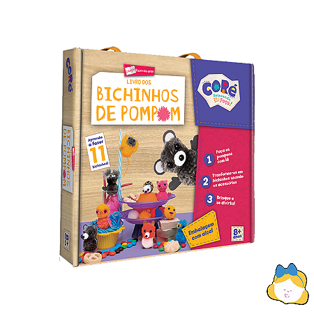 Livro dos bichinhos de pompom