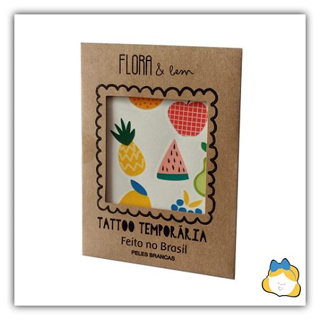 Tattoo Temporária Salada de Frutas