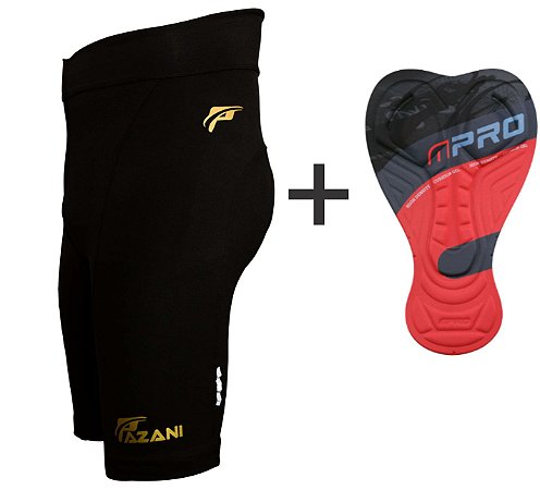 Bermuda Short Ciclismo Bike Masculina Forro Gel Pazani Sport