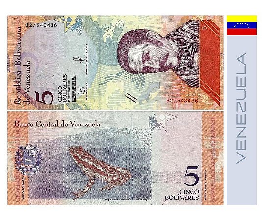 Venezuela 5 Bolívares 2018 - FE