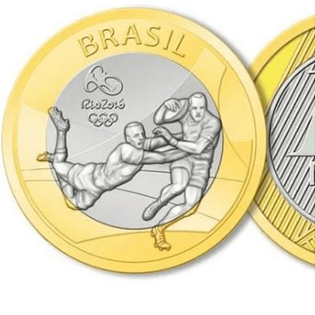 Moeda rugby moeda olimpíadas rio 2016 FC