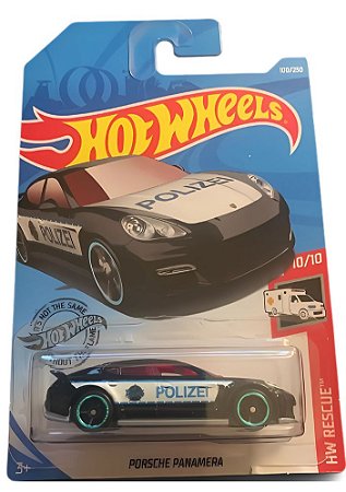 Miniatura Hot Wheels - Porsche Panamera (Policial) | 1:64