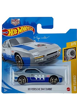 Miniatura Hot Wheels - 89 Porsche 944 Turbo - GRY56 | 1:64