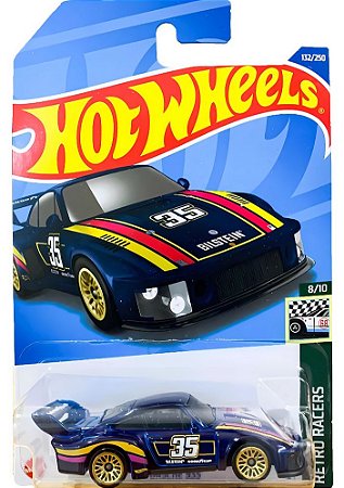 Miniatura Hot Wheels - Porsche 935 (azul) - HCT96 | 1:64