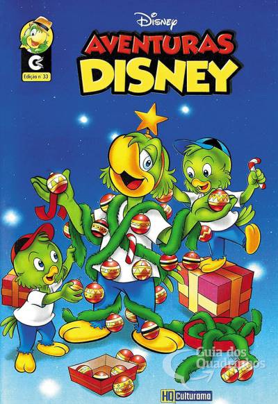 HQs Disney - Gibi em quadrinhos Aventuras Disney edição nº 33 (Natal)