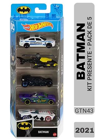 Hot Wheels - Pack de 5 - Batman - GTN43