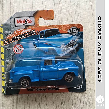 Maisto - 1957 Chevy Pickup azul - 1/64