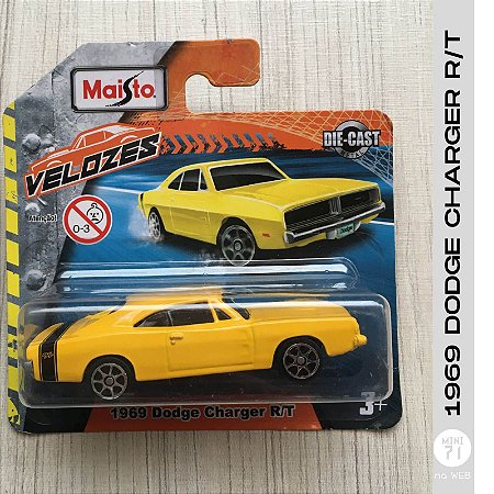 Maisto - 1969 Dodge Charger R/T amarelo - 1/64