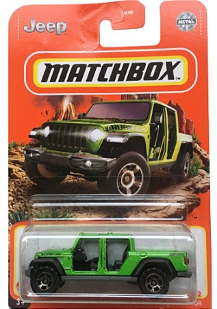 Matchbox - 20 Jeep Gladiator - HFP45 (Verde) | Escala 1:64
