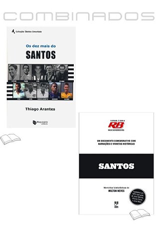 Kit Presente - Os Dez Mais dos Santos e Futebol é com a Rádio Bandeirantes