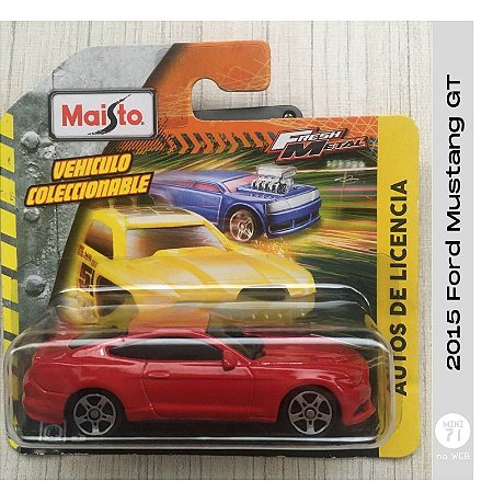 Maisto - 2015 Ford Mustang GT vermelho - 1/64