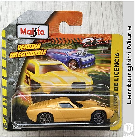 Maisto - Lamborghini Miura amarela - 1/64