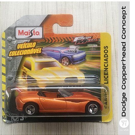 Maisto -  Dodge Copperhead Concept laranja - 1/64