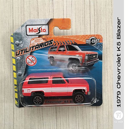 Maisto - 1979 Chevrolet K5 Blazer 1:64 - Vermelha